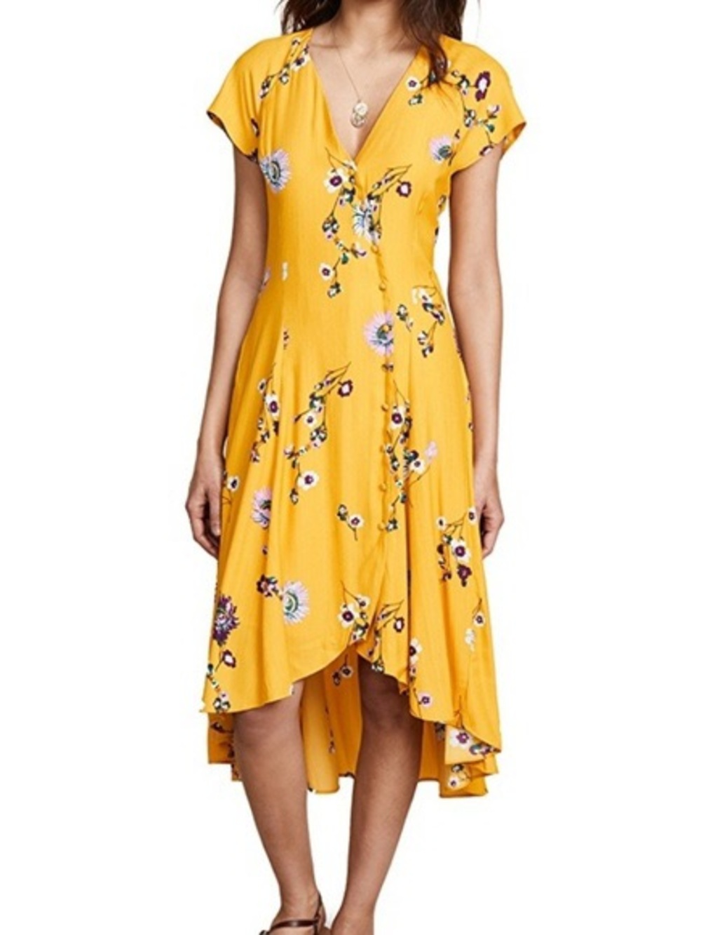 NWT FP Lost in You Floral Midi Dress